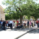 Numeroso público se congregó en los actos en honor a San Roque de Boñar.