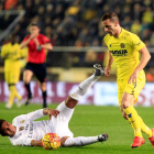 Soldado, autor del único gol del partido, junto a Casemiro, que fue titular en lugar de Kroos.