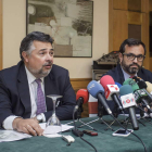 Fernando Valdés, director de Campofrío Food Group, e Ignacio González, de Campofrío España. ayer.