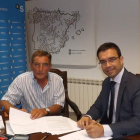 Los representantes de Masval y Sabadell Herrero.