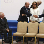 Schäuble, De Guindos y Báñez en la reunión del G20.