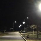 Una de las instalaciones de alumbrado público acometida por Ingeniería Bayón. I. B.