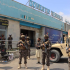 Fuerzas talibanas pertrechadas tomaron el aeropuerto de Kabul tras la marcha de los últimos soldados de EE UU tras 20 años de ocupación de Afganistán. STRINGER