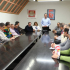 Nicanor Sen, ayer, en el acto celebrado en UGT en León.