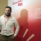 Ibán García del Blanco durante el congreso federal del PSOE.