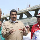 Nicolás Maduro durante la inspección del complejo hotelero de la Bahia de Caraballeda, Venezuela.