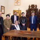 Fidel Herráez, Cármen Cidón, Elena Abarca, Abarca Campal, Alejandro Abarca, Abarca Cidón y Julian López. DL