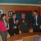 Miguel Martínez se reunió con los representantes socialistas en el Ayuntamiento de Villamanín
