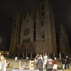 La Catedral, a oscuras durante una hora. MARCIANO PÉREZ