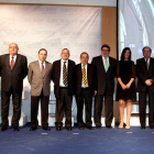 Foto de familia con José Luis Gómez y Herrera, entre otros.