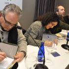 Joaquín Alonso, Lola Figueira, Alegre y Pepe Muñiz.
