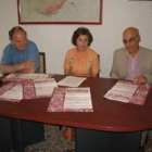 Pedro Cordero, Josefina Blas y Alberto de Cabo presentaron la muestra