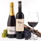 El vino sin alcohol que se servirá en el evento.