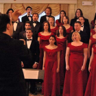 Imagen del coro neoyorquino Geneseo Chambers Singers.