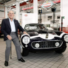 Stirling Moss junto al recién restaurado 250 GT Berlinetta (chasis 2735).