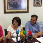 Alider Presa, Teresa Gutiérrez, Tino Rodríguez y José Pellitero, ayer, en la Diputación. DL