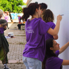 Alumnas de la Escuela de Arte reviven a las mujeres olvidadas. J. NOTARIO