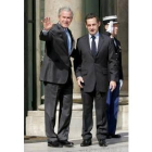 Bush y Sarkozy emitieron un duro comunicado