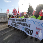 A mediodía protestaron en las instalaciones de Montearenas. LDM