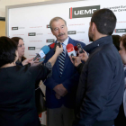 El ex presidente mexicano Fox atiende a los medios. LETICIA PÉREZ