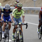 Nairo Quintana y Contador, durante la etapa con final en Formigal.