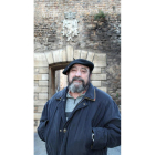 El Cheva, ayer, en la carretera de los Cubos.
