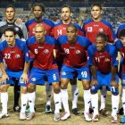 La selección de Costa Rica con Navas, Borges, Campbell y Ruiz.