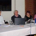Cristina Fernández, Tomás Álvarez, Victorina Alonso y Victoria Seco, ayer en la sesión.