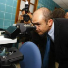 Un momento de la inauguración del centro contra el cáncer.