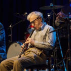 Woody Allen y la New Orleans Jazz, durante un reciente concierto.