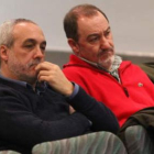 Antonio Vega y Aníbal Merayo en el pleno del martes.