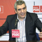 El diputado por Palencia, Julio Villarrubia, el pasado 15 de febrero en una rueda de prensa.