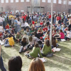 Uno de los botellones que ha soportado el Campus en el que participaron cuatro mil jóvenes.