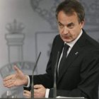 El presidente Rodríguez Zapatero se pronunció sobre las medidas de ahorro energético.