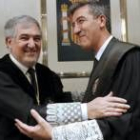 El fiscal general Conde-Pumpido acudió a la toma de posesión del nuevo fiscal provincial de Madrid