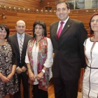 Ángela Marqués, Javier Campos, Teresa Gutiérrez, Miguel Ángel Fernández Cardo y Ana da Silva.