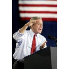 Bush, en uno de los mitines ofrecidos en su campaña electoral