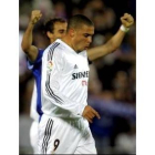 Ronaldo regresa al centro del campo tras un gol del Getafe