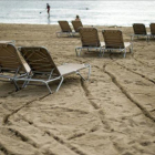 La playa del Somorrostro de Barcelona.
