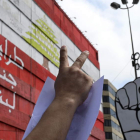 Imagen de una protesta en las calles de Trípoli. WAEL HAMZET