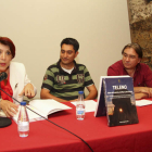 Alonso, González y Martínez, en la presentación del libro.