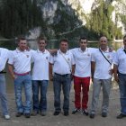 El Equipo Nacional de Pesca, en los Alpes Dolomitas italianos, donde se disputó el mundial.
