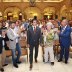 El diestro Javier Castaño asiste a la presentación del libro de Javier Lorenzo ‘Alma de acero’. ÁNGEL ALMEIDA
