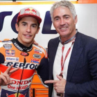 Marc Márquez y Mick Doohan compartieron conversación en Phillip Island (Australia).