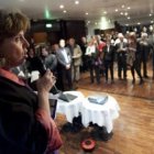 La consejera María José Salgueiro, en la presentación del jacobeo