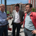 Diez, López y Rodríguez en un acto electoral reciente en León capital