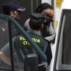 El parricida de Moraña fue trasladado a León desde Pontevedra, donde fue juzgado. SALVADOR SAS