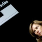 La ministra de Ciencia e Innovación, Cristina Garmendia, defiende el objetivo de alcanzar el 2% del