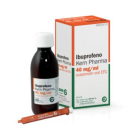 Ibuprofeno Kern Pharma de 40mg/ml en frasco de 150 ml.