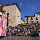 Actuación de Rob Burnet en la XXIX edición del Festival Internacional de Títeres de Segovia.